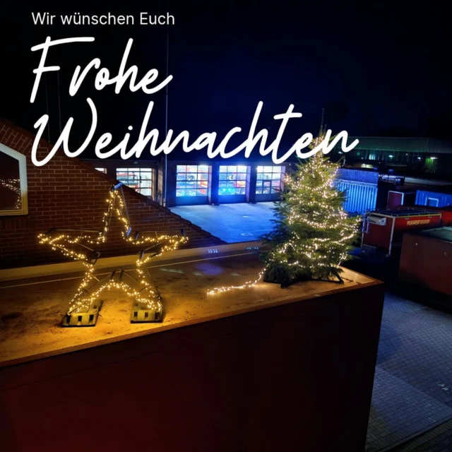Wir wünschen euch ein besinnliches Fest mit euren Liebsten.
Auch heute sind wir 24/7 für euch einsatzbereit – immer bereit, zu helfen, wenn wir gebraucht werden.

 #wirsindfüreuchda #feuerwehrwentorf #freiwilligefeuerwehr #feuerwehr #wentorfbeihamburg #retterherz #heiligabend #weihnachten